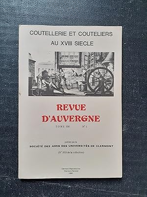 Image du vendeur pour La coutellerie et les couteliers au XVIIIe sicle mis en vente par Librairie de la Garenne