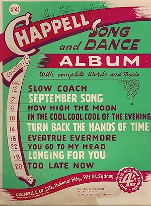 Chappell Song and Dance Album no. 45