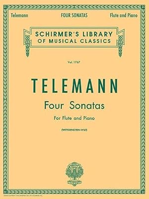 Bild des Verkufers fr Four Sonatas For Flute And Piano (Paperback) zum Verkauf von AussieBookSeller