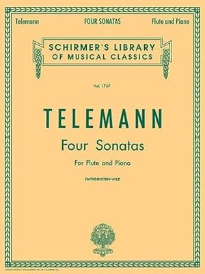 Image du vendeur pour Four Sonatas For Flute And Piano (Paperback) mis en vente par Grand Eagle Retail