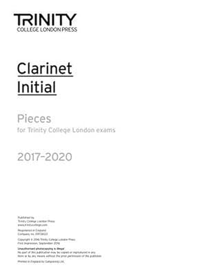 Seller image for Trinity College London: Clarinet Exam Pieces Grade Initial 2017 2020 (part only) (Paperback) for sale by Grand Eagle Retail