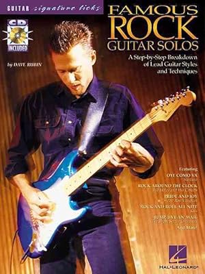 Imagen del vendedor de Famous Rock Guitar Solos: A Step-By-Step Breakdown of Lead Guitar Styles and Techniques [With CD] (Paperback) a la venta por Grand Eagle Retail