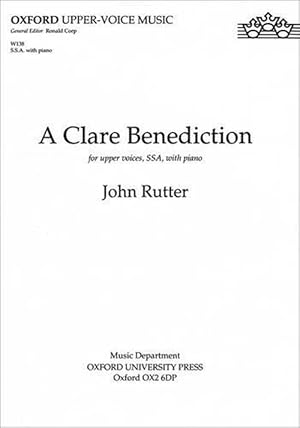 Seller image for A Clare Benediction for sale by Grand Eagle Retail