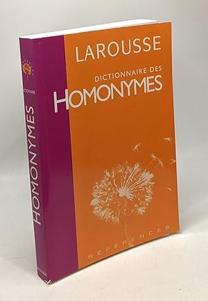 Dictionnaire des homonymes