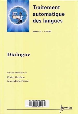 Traitement automatique des langues n°43 n°2 - Collectif