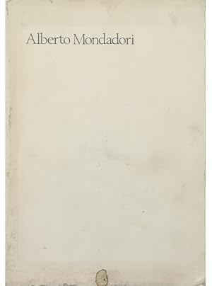 Seller image for Alberto Mondadori for sale by Libreria Tara