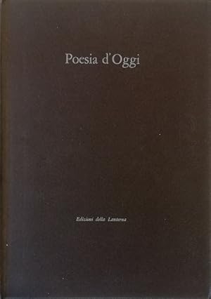 Imagen del vendedor de Poesia d'Oggi - volume in cofanetto editoriale a la venta por Libreria Tara