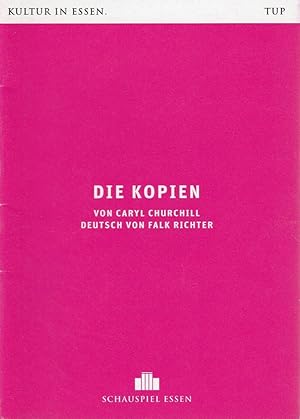 Seller image for Programmheft Caryl Churchill DIE KOPIEN Premiere 3. Februar 2016 Box Spielzeit 2015 / 2016 for sale by Programmhefte24 Schauspiel und Musiktheater der letzten 150 Jahre