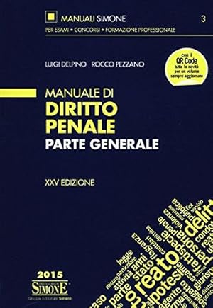 Immagine del venditore per Manuale di diritto penale. Parte generale venduto da Usatopoli libriusatierari