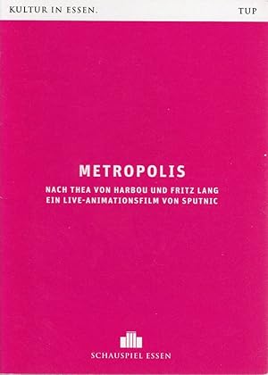 Imagen del vendedor de Programmheft nach Thea von Harbou und Fritz Lang METROPOLIS Premiere 23. Februar 2018 Casa Spielzeit 2017 / 2018 a la venta por Programmhefte24 Schauspiel und Musiktheater der letzten 150 Jahre