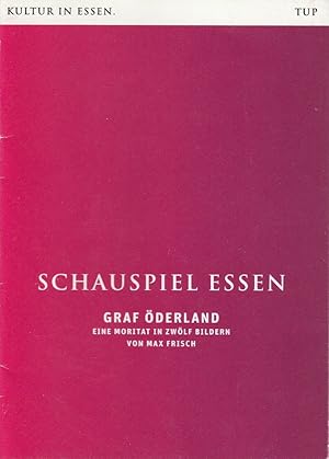 Seller image for Programmheft Max Frisch GRAF DERLAND Premiere 3. Februar 2012 Grillo Theater Spielzeit 2011 / 2012 for sale by Programmhefte24 Schauspiel und Musiktheater der letzten 150 Jahre