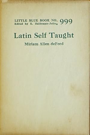 Latin Self Taught (Little Blue Book No. 999)