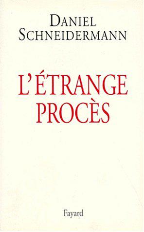 Seller image for L'Etrange procs for sale by JLG_livres anciens et modernes