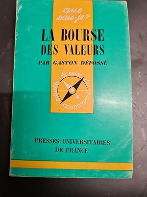 Imagen del vendedor de la bourse des valeurs a la venta por secretdulivre