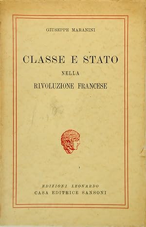 Seller image for Classe e stato nella rivoluzione francese for sale by FABRISLIBRIS