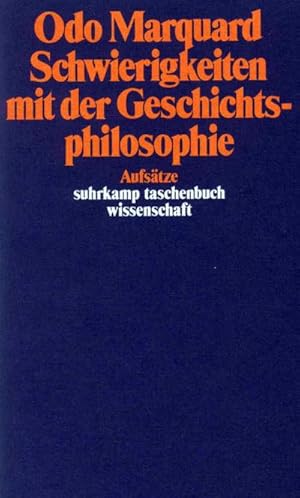 Bild des Verkufers fr Schwierigkeiten mit der Geschichtsphilosophie : Aufstze zum Verkauf von AHA-BUCH GmbH