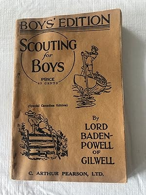 SCOUTING FOR BOYS (Boys' Edition) Special Canadian Edition