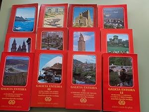 Galicia enteira. Colección completa. 12 tomos. Guías con rutas e mapas