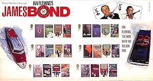 Ian Fleming's James Bond Royal Mail Mint Stamps