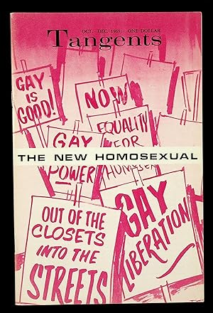 Bild des Verkufers fr Tangents: The New Homosexual. Volume IV, Numbers 1-3, Oct.-Dec. 1969 zum Verkauf von Toadlily Books