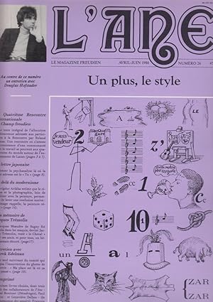 Image du vendeur pour L'Ane. - Le Magazine freudien - N 26 mis en vente par PRISCA