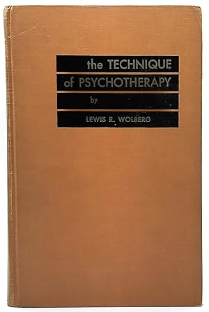 Imagen del vendedor de The Technique of Psychotherapy a la venta por Underground Books, ABAA