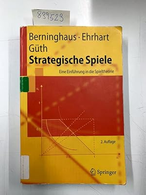 Seller image for Strategische Spiele : eine Einfhrung in die Spieltheorie for sale by Versand-Antiquariat Konrad von Agris e.K.