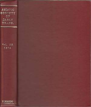 Transactions of The Asiatic Society of Japan. Vol. XXI. 1894.