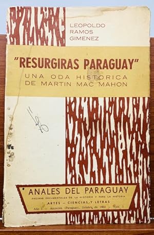 "Resurgiras Paraguay" Una Odo Historica De Martin macMahon