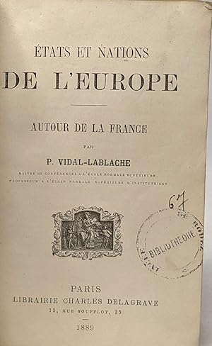 Seller image for tats et nations de l'Europe - autour de la France for sale by crealivres