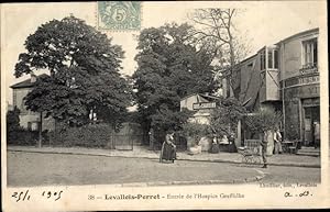 Ansichtskarte / Postkarte Levallois Perret Hauts de Seine, Entree de l'Hospice Greffülhe