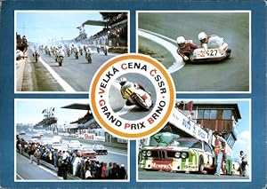 Ansichtskarte / Postkarte Brno Brünn Südmähren, Velka Cena CSSR, Grand Prix Brno, Großer Preis de...