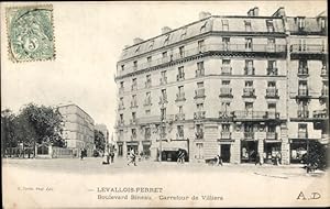 Ansichtskarte / Postkarte Levallois Perret Hauts de Seine, Boulevard Bineau, Carrefour de Villiers