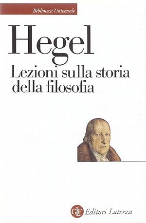 Bild des Verkufers fr Lezioni sulla storia della filosofia zum Verkauf von Studio Bibliografico Marini