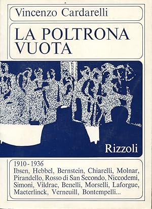 Image du vendeur pour La poltrona vuota mis en vente par Studio Bibliografico Marini