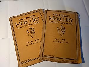 The London Mercury Jan 1934 and Mar1935 Nos 171,173