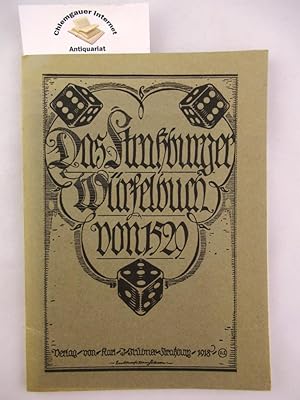 Das Straßburger Würfelbuch von 1529. Mit einem Nachwort und Anmerkungen von Alfred Götze / Gesell...