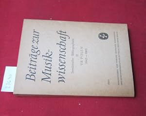 Image du vendeur pour VR Polen : 1945 - 1965. Beitrge zur Musikwissenschaft : Sonderreihe Bibliographien Teil 2. mis en vente par Versandantiquariat buch-im-speicher