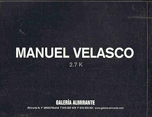 Bild des Verkufers fr MANUEL VELASCO. 2.7 K. Catlogo. zum Verkauf von Librera Torren de Rueda