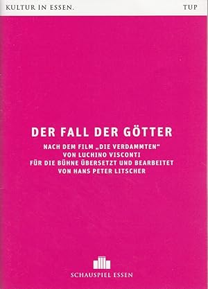 Bild des Verkufers fr Programmheft Hans Peter Litscher DER FALL DER GTTER Premiere 21. April 2018 Grillo Theater Spielzeit 2017 /2018 zum Verkauf von Programmhefte24 Schauspiel und Musiktheater der letzten 150 Jahre