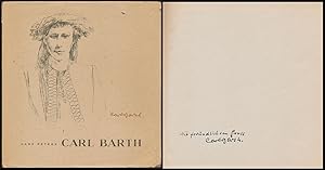 Der Maler Carl Barth. [Signiertes Exemplar.]