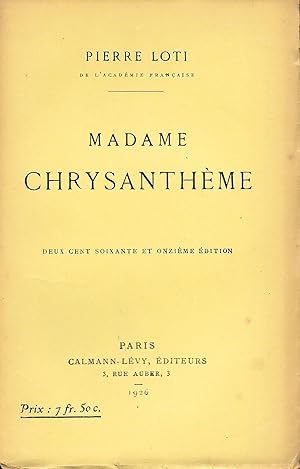 Madame Chrysanthème