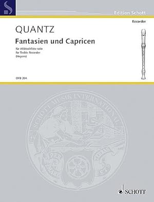 Bild des Verkufers fr Fantasien und Capricen : 6 Sonaten. Alt-Blockflte. zum Verkauf von AHA-BUCH GmbH