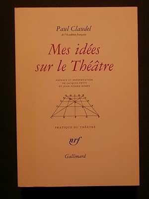 Seller image for Mes ides sur le thtre for sale by Tant qu'il y aura des livres