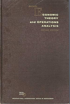 Economic Theory and Operations Analysis