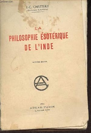 Bild des Verkufers fr La philosophie sotrique de l'Inde - 8e dition. zum Verkauf von Le-Livre