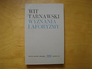 Seller image for Wyznania i aforyzmy for sale by Polish Bookstore in Ottawa