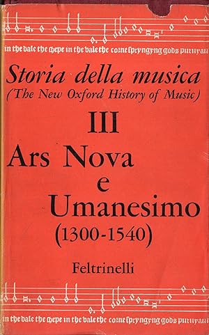 Immagine del venditore per Ars nova e Umanesimo 1300-1540 venduto da Messinissa libri