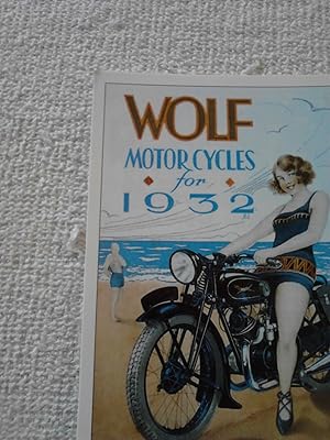 Imagen del vendedor de Wolf Motorcycles For 1932 Advertising Reproduction Postcard [Stationery][Import] a la venta por The Librarian's Books