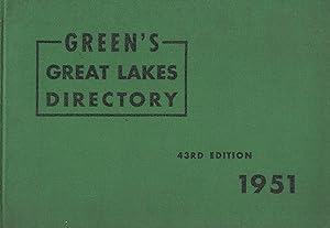 Green's Great Lakes Directory 1909-1951 43rd Edition
